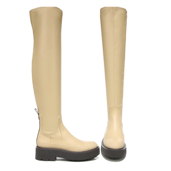 Franco Sarto Womens Janna Crocodile Embossed Over-The-Knee Boots 8 $180.… - Picture 7 of 8